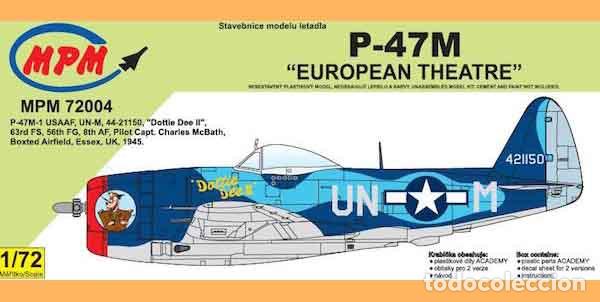 Maqueta Del Cazabombardero Republic P 47m Thund Buy Scale Models