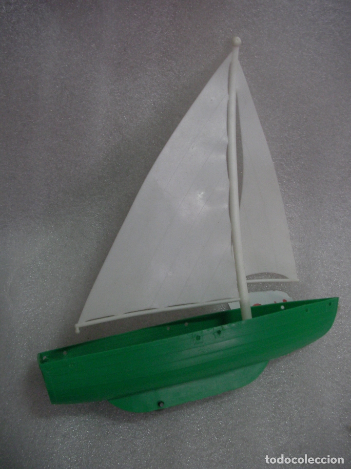 Maquetas: ANTIGUO BARCO PLASTICO TAMA&Ntilde;O +- 30 CM LARGO - Foto 2