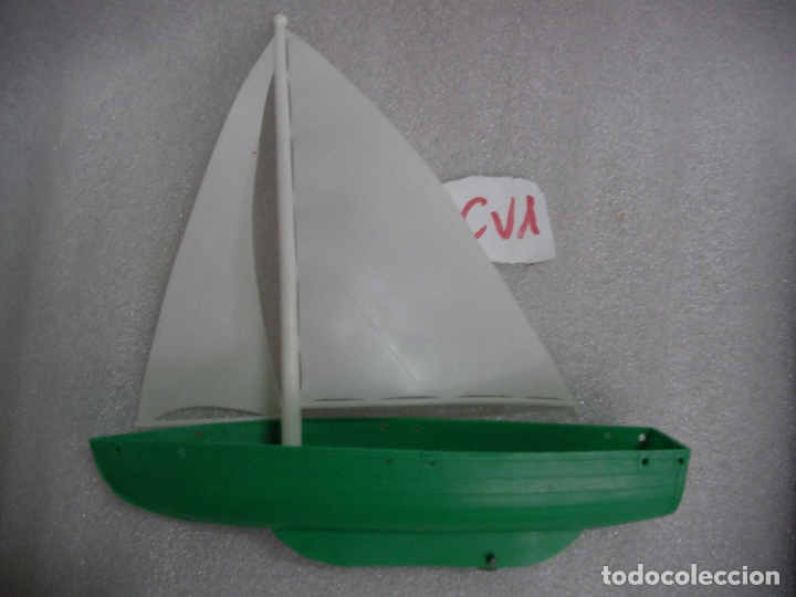 Maquetas: ANTIGUO BARCO PLASTICO TAMA&Ntilde;O +- 30 CM LARGO - Foto 1