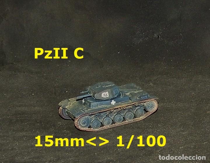 Maquetas: Panzer II C, de Zvezda 15mm (1:100) - Foto 1