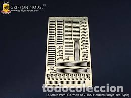 Maquetas: GRIFON MODELS - WWII GERMAN AFV TOOL HOLDERS    1/35     L35A003 - Foto 1