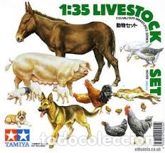 Maquetas: TAMIYA - LIVESTOCK SET    1/35      3628 - Foto 1