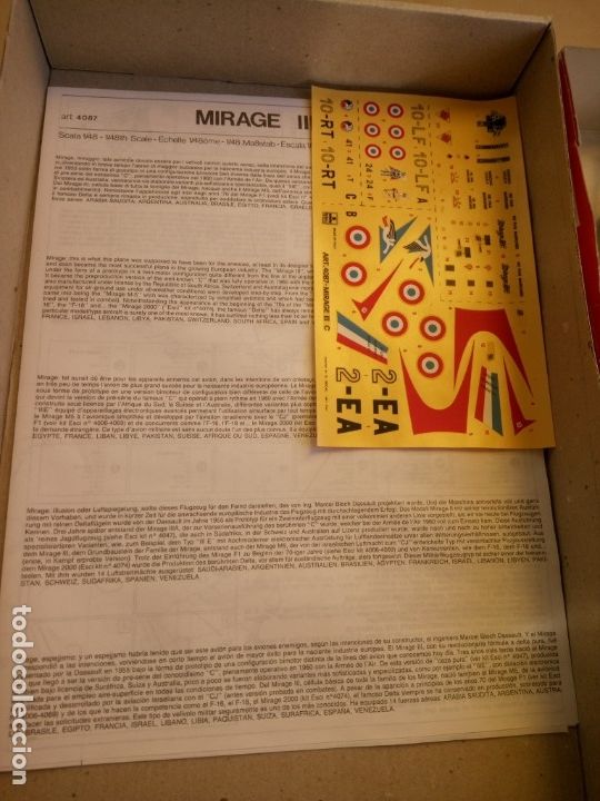 Maquetas: MIRAGE III C 4087 ESCI 1/48 - Foto 4