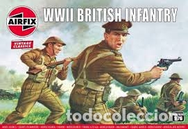 Maquetas: AIRFIX - WWII BRITISH INFANTRY      1/76     00763V - Foto 1