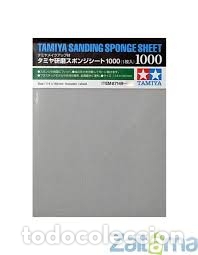 Maquetas: TAMIYA - LIJA DE ESPONJA 1000 87149 - Foto 1