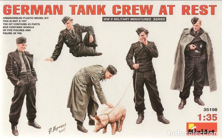 Maquetas: GERMAN TANK CREW AT REST. MiniArt. 1/35. Ref. 35198 - Foto 1