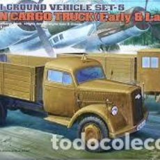 Maquettes: ACADEMY - GERMAN CARGO TRUCK EARLY & LATE 1/72 13404. Lote 184584502