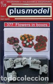 Maquetas: PLUS MODEL - FLOWERS IN BOXES    1/35    377 - Foto 1