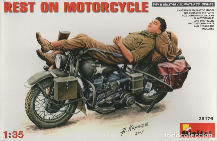 Maquetas: REST ON MOTORCYCLE. MiniArt. 1/35. Ref. 35176 - Foto 1