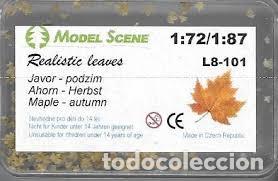 Maquetas: MODELSCENE - HOJAS REALISTAS MAPLE AUTUMN     L8-101 - Foto 1