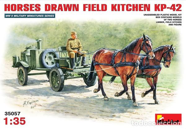Maquetas: HORSES DRAWN FIELD KITCHEN KP-42 MINIART 1/35 - Foto 1