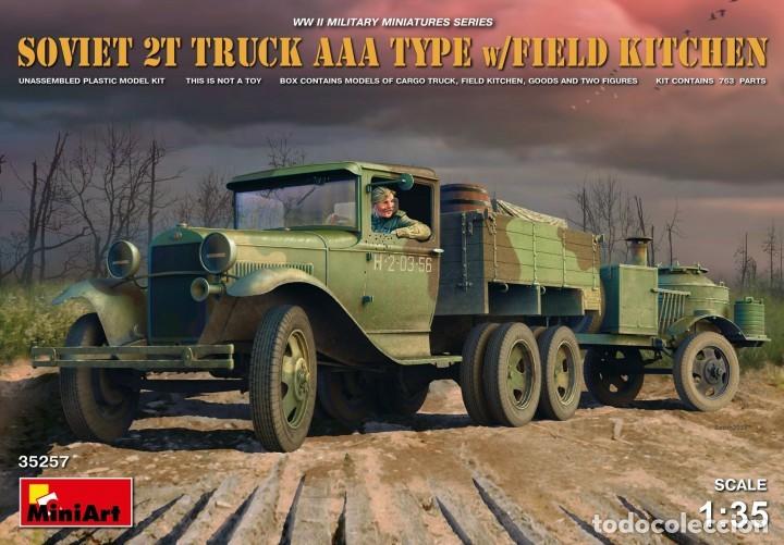 Maquetas: SOVIET 2t TRUCK AAA TYPE w/FIELD KITCHEN MINIART 1/35 - Foto 1