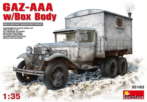 Maquetas: GAZ-AAA w/BOX BODY MINIART 1/35 - Foto 1