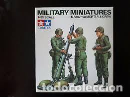 Maquetas: TAMIYA - U.S. 107mm MORTAR & CREW  1/35    MM219 - Foto 1