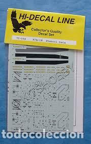 Maquetas: HI-DECAL LINE F/A-18 STENCIL DATA    1/72  72-034 - Foto 1