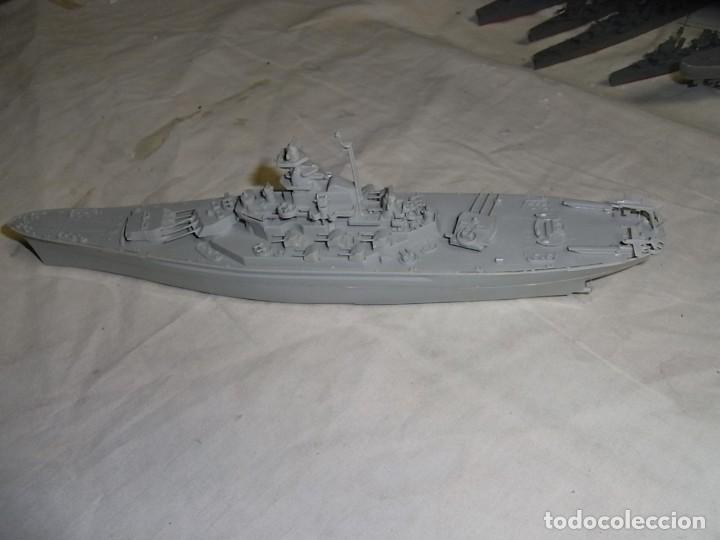 Maquetas: Maqueta barco U.S. Massachusetts, 1/700 - Foto 1