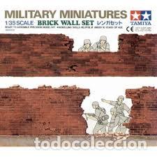 Maquetas: TAMIYA - BRICK WALL SET    1/35   35028 - Foto 1