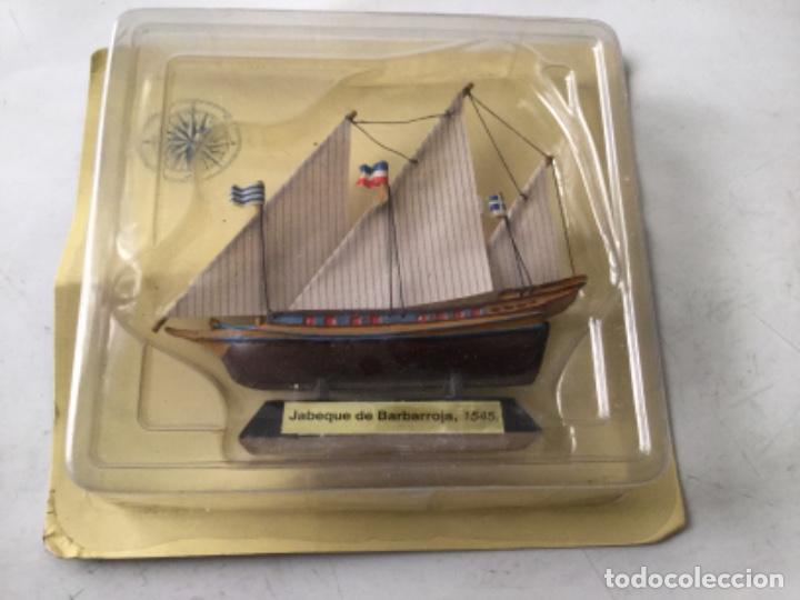Maquetas: Barco- jabeque de barbarroja, 1545-9x10cm. Aprox. - Foto 1