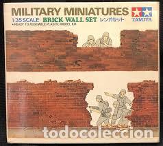 Maquetas: TAMIYA - BRICK WALL SET 1/35 MM128 - Foto 1