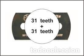 Maquetas: CMK - HOJA DE SIERRA SMOOTH SAW BOTH SIDES 5 PCS H1007 - Foto 2