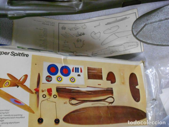 Maquetas: ANTIGUO SUPER SPITFIRE EN SU CAJA DE AIRFIX - Foto 6