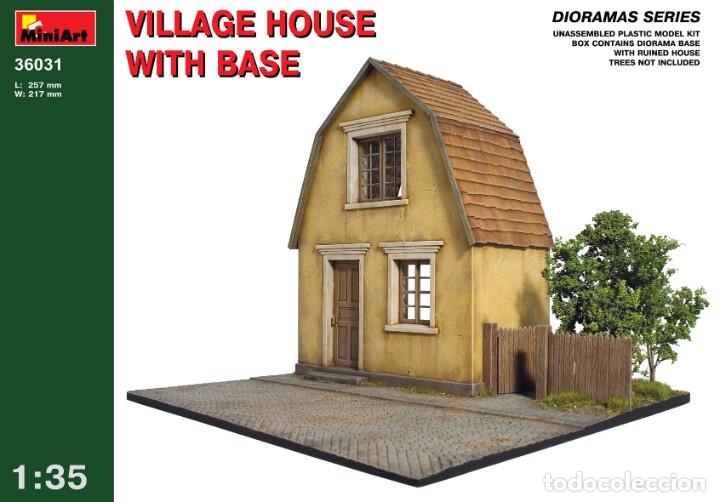 village house with base. miniart. 1/35 - Acquista Modellini