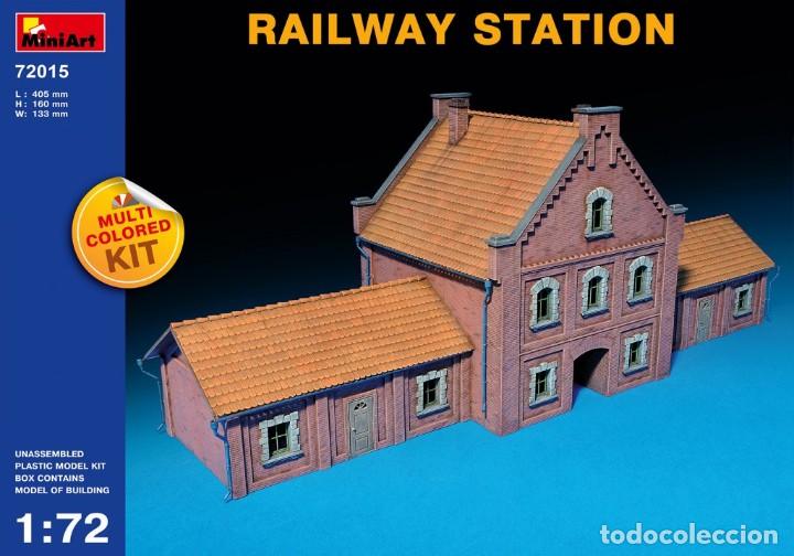 Maquetas: RAILWAY STATION. MiniArt. 1/72 - Foto 1