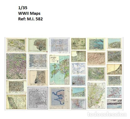 Maquetas: WWII MAPAS 1/35 ACCESORIOS DIORAMA - Foto 1