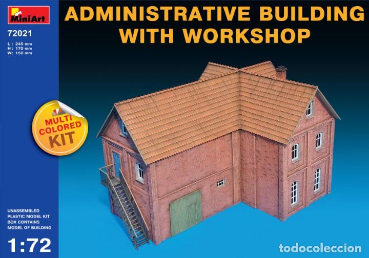 Maquetas: ADMINISTRATIVE BUILDING WITH WORKSHOP. MiniArt. 1/72 - Foto 1