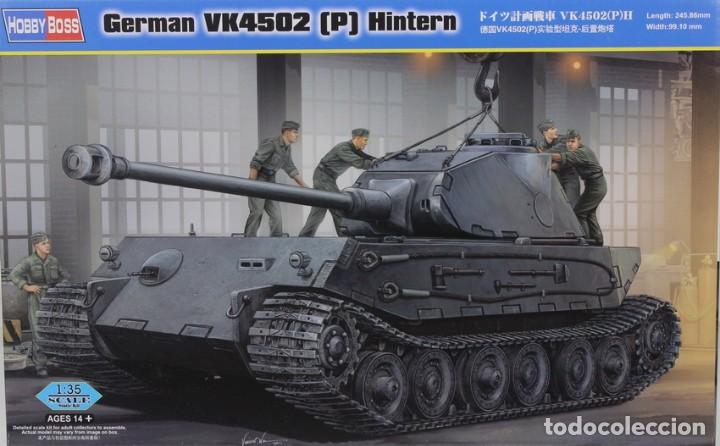 Maquetas: Maqueta carro Porsche VK4502 (P) H, Hintern, ref. 82445, 1/35, Hobby Boss