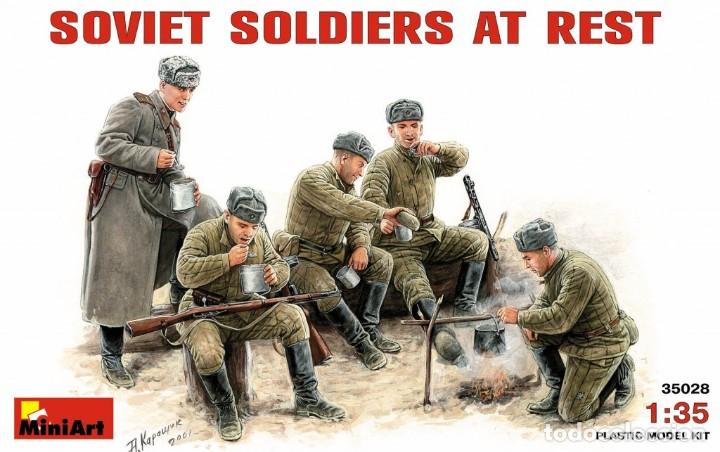 Maquetas: SOVIET SOLDIERS AT REST. MiniArt. 1/35 - Foto 1