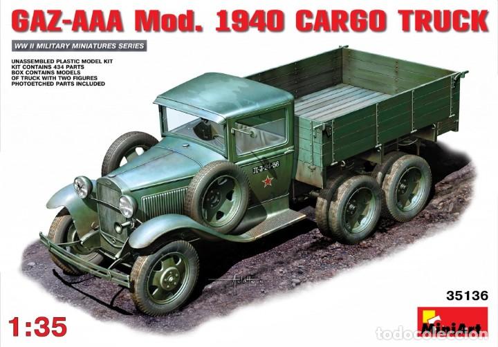 Maquetas: GAZ-AAA Mod. 1940 Cargo Truck. MiniArt. 1/35 - Foto 1