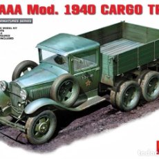 Maquetas: GAZ-AAA MOD. 1940 CARGO TRUCK. MINIART. 1/35. Lote 213207708