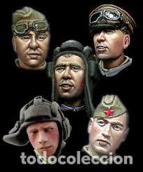 Maquetas: ALPINE WW2 RUSSIAN HEADS SET 1 H013 1/35 - Foto 1