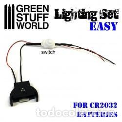 Maquetas: GREEN STUFF - PORTAPILAS E INTERRUPTOR Y CABLES 1573 - Foto 1