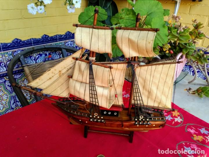 Maquetas: Maqueta de barco antiguo de madera - Foto 2 - 215744918