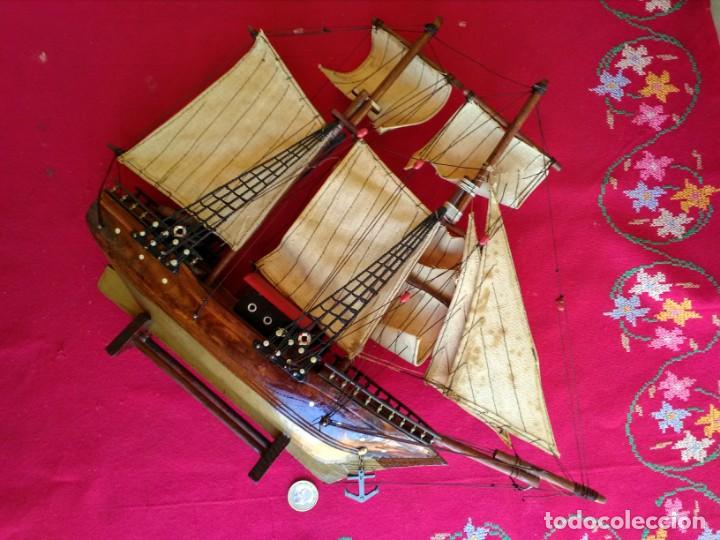 Maquetas: Maqueta de barco antiguo de madera - Foto 3 - 215744918