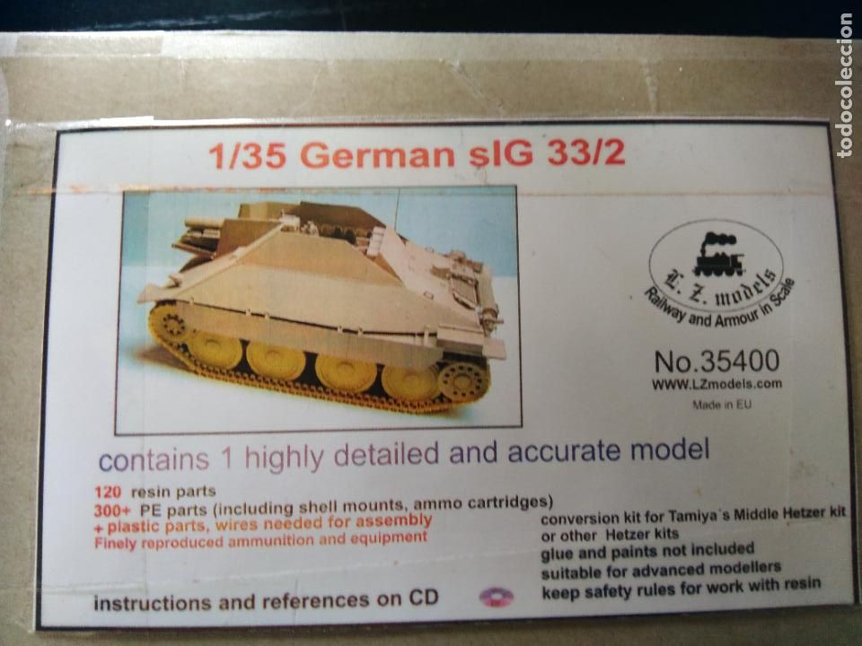 Maquetas: LZ MODELS - GERMAN SIG 33/2 1/35 35400 - Foto 1