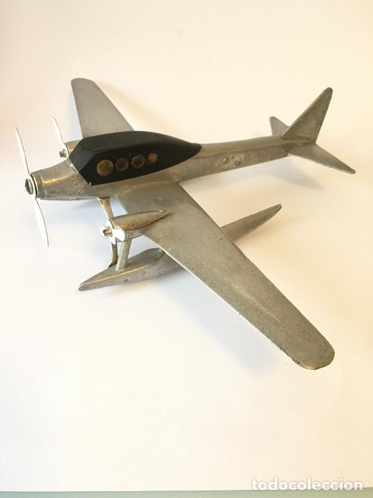 Maquetas: JUGUETE ANTIGUO - AVION DE ALUMINIO - Foto 2