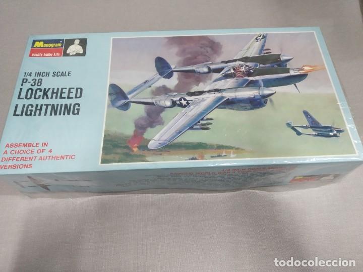 Maquetas: Lockheed lightning Monogram , escala 1/4 Nuevo. - Foto 1