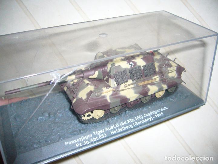 Maquetas: PANZERJAGER TIGER AUSF. B DE EDICIONES ALTAYA - Foto 4