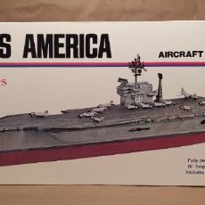 Maquetas: USS AMERICA AIRCRAFT CARRIER MONOGRAM 1/800. N°8295. AÑO 1973.NUEVO.