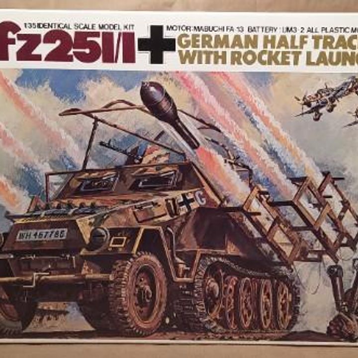 Sd Kfz 251 1 German Half Track With Rocket Laun Buy Military Scale Models At Todocoleccion 225629165