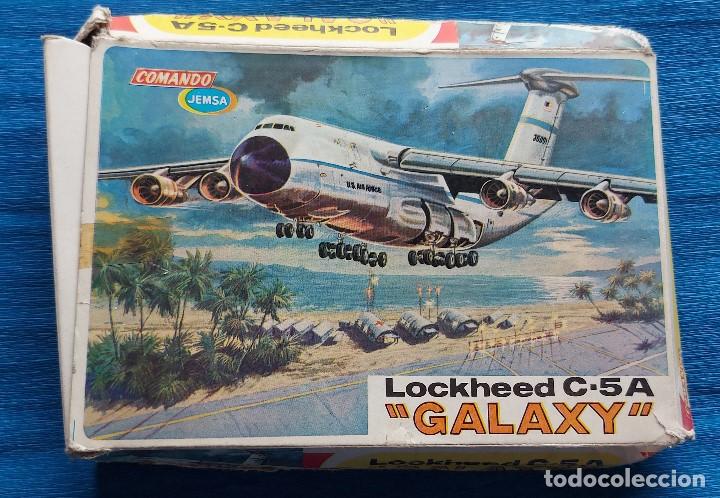 Maquetas: Avion Galaxy. Maqueta Comando Jemsa Lockheed C.5A, ref 408. Escala 1/480 - Foto 1