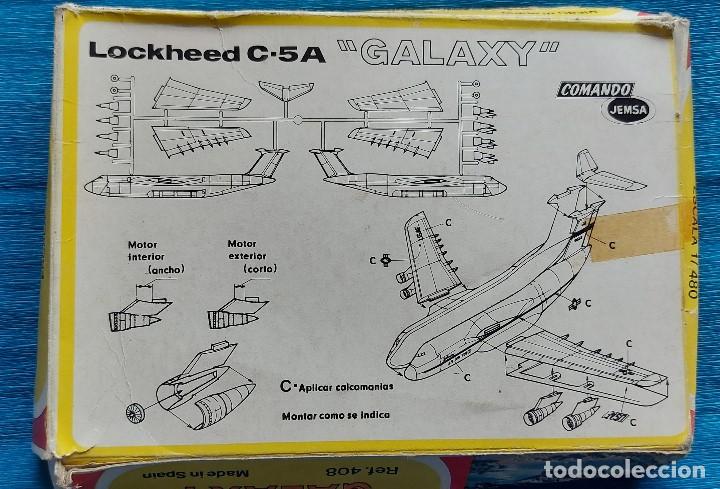 Maquetas: Avion Galaxy. Maqueta Comando Jemsa Lockheed C.5A, ref 408. Escala 1/480 - Foto 5
