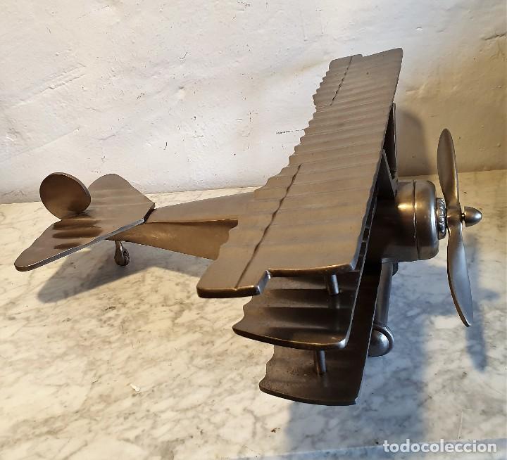 Maquetas: AVIONETA ART DECO ACERO INOX - Foto 2