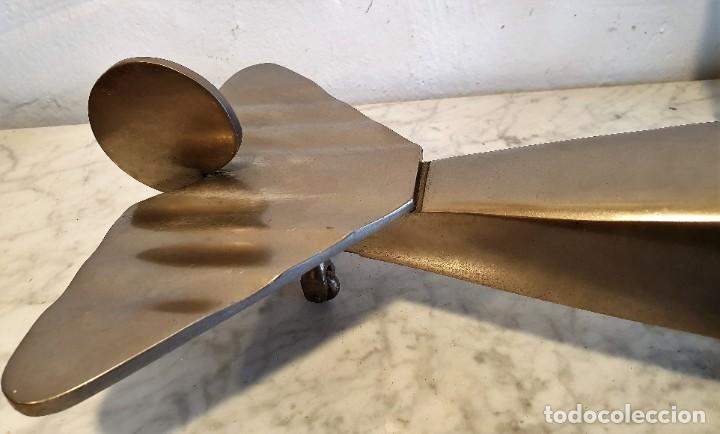Maquetas: AVIONETA ART DECO ACERO INOX - Foto 4