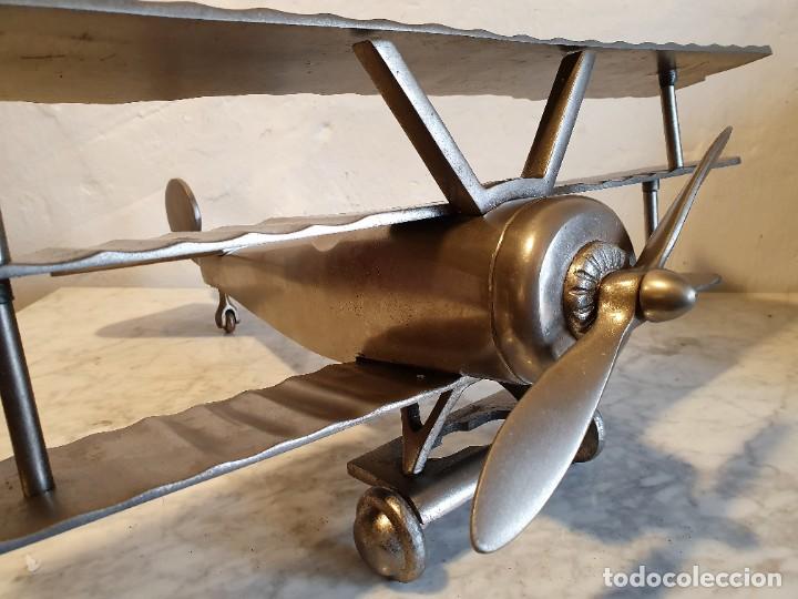 Maquetas: AVIONETA ART DECO ACERO INOX - Foto 7