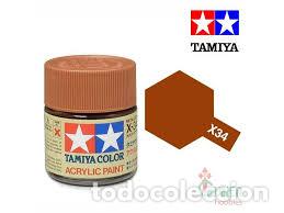 Maquetas: TAMIYA - X34 METALLIC BROWN - Foto 1