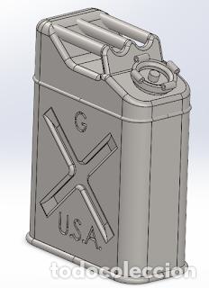 Maquetas: JERRYCANS U.S.A 1/48 15 UNIDADES - Foto 1
